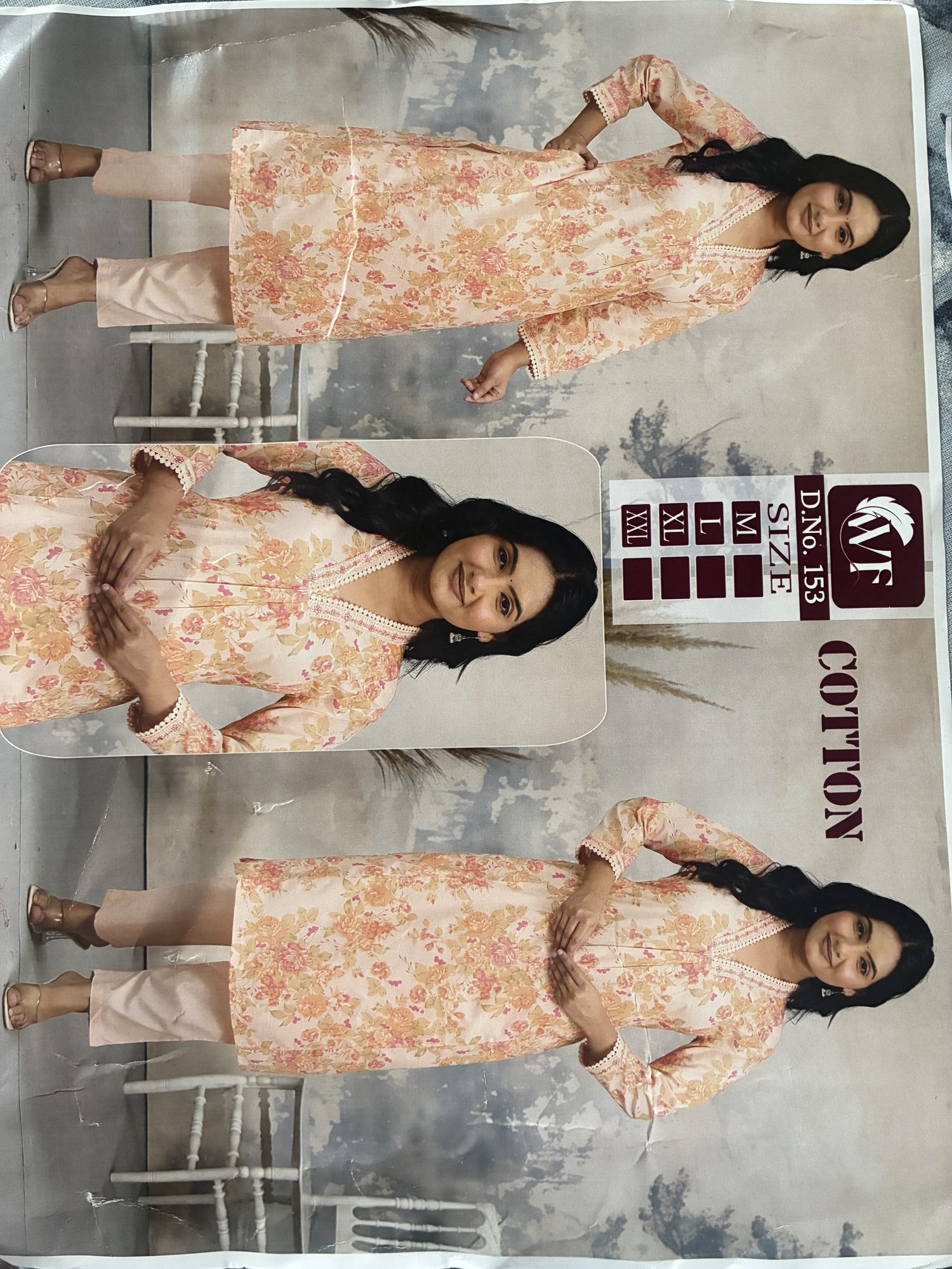 floral 2pcs kurta